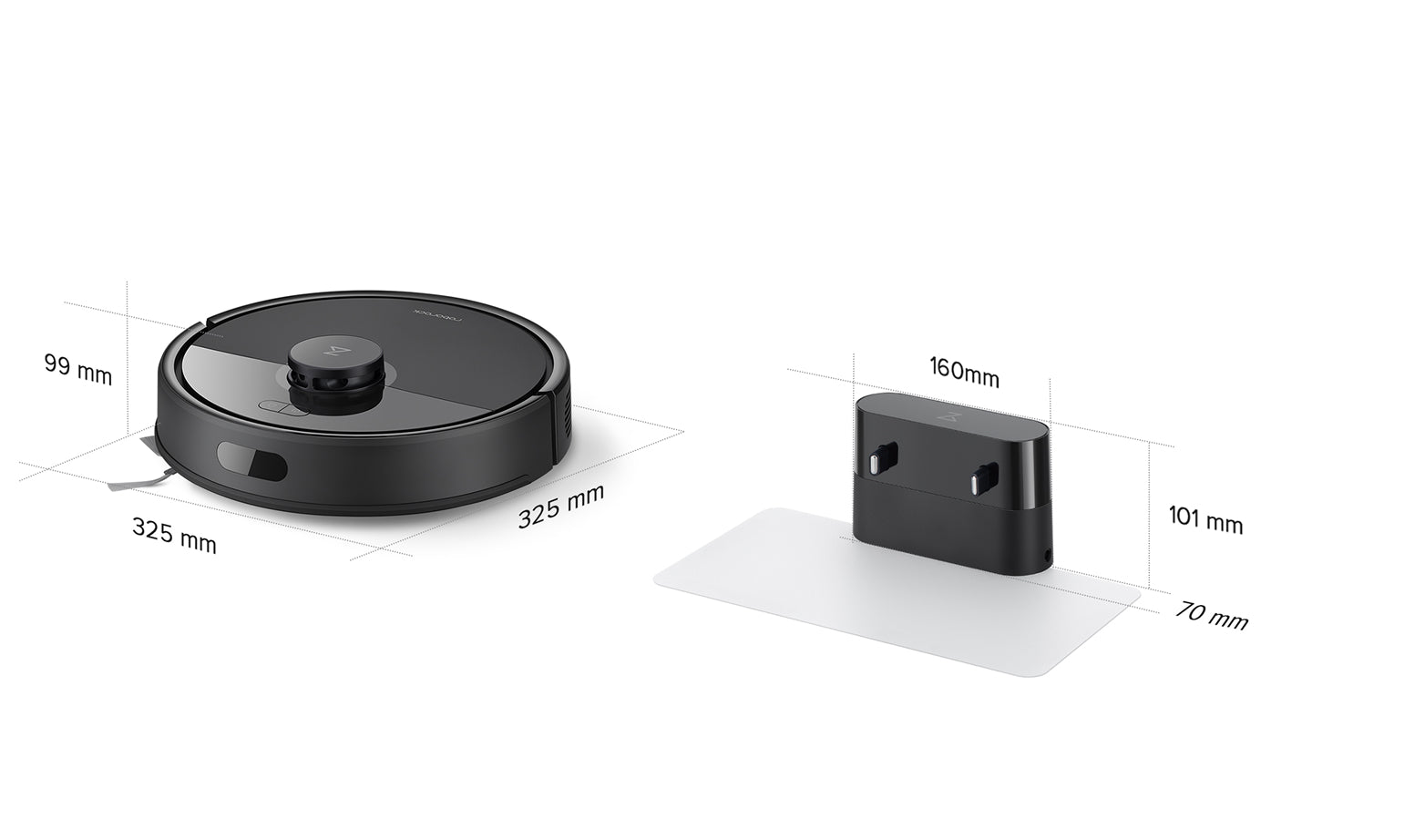 Roborock Q7B Dimensions
