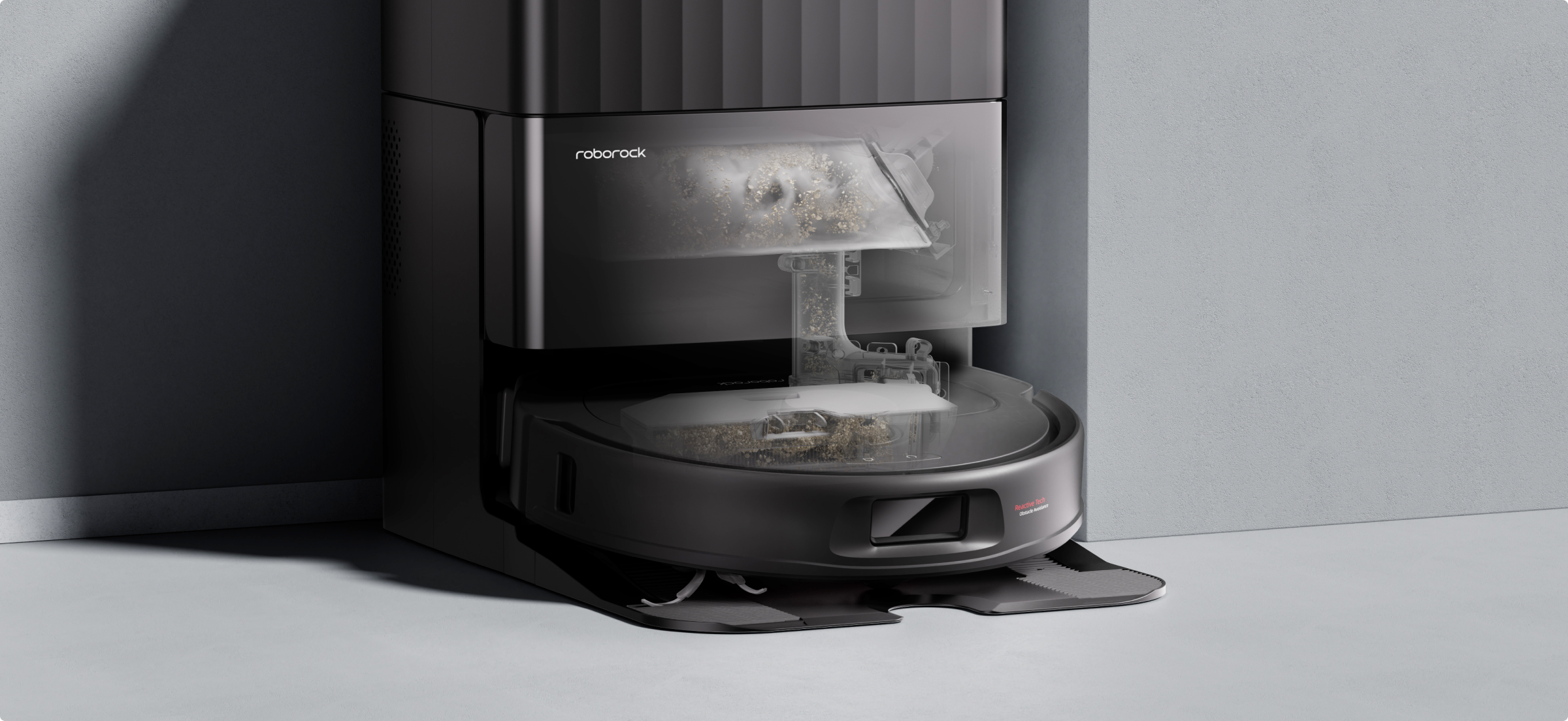 roborock qrevo l vacuum auto dust emptying