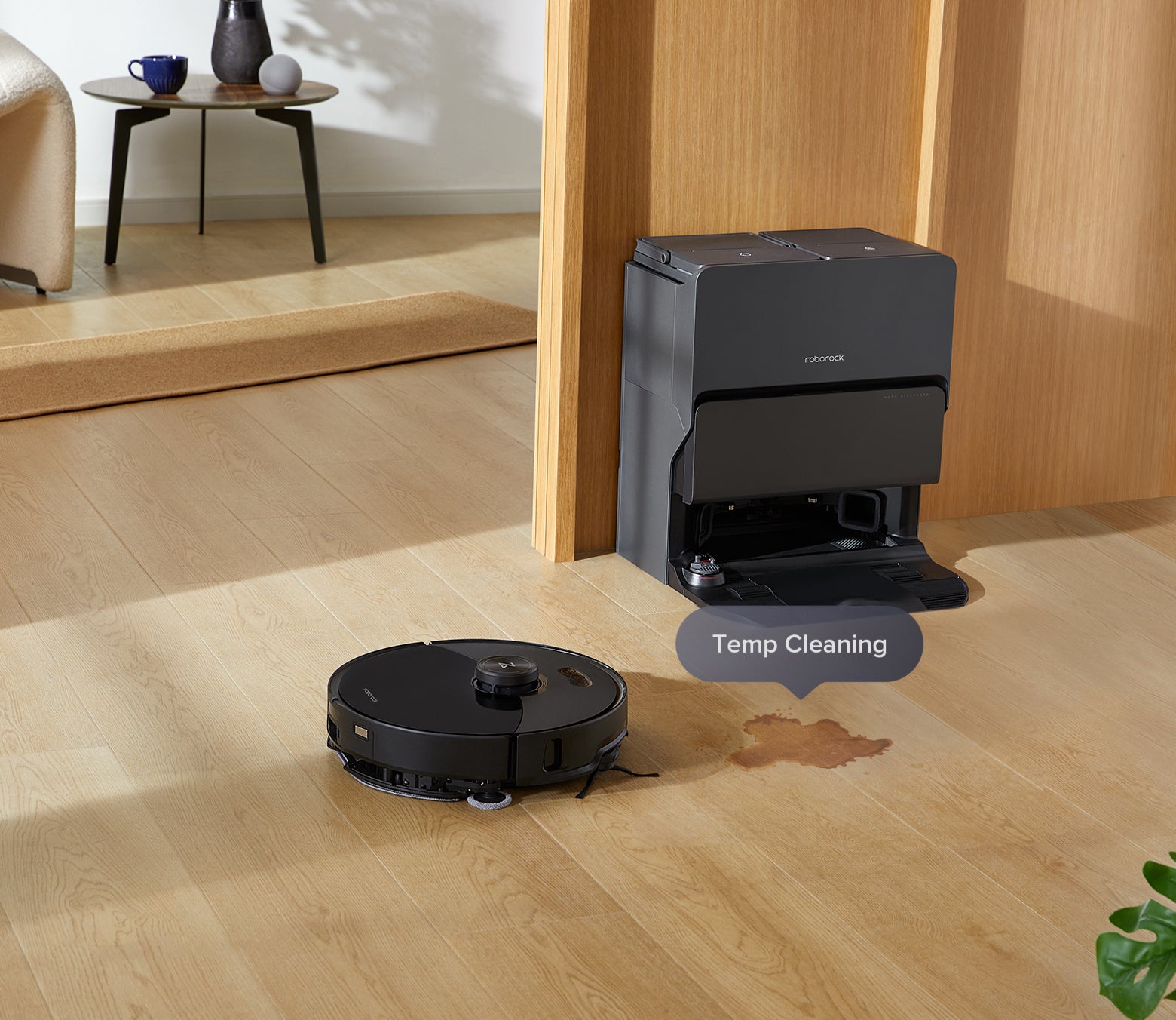 roborock temp cleaning function