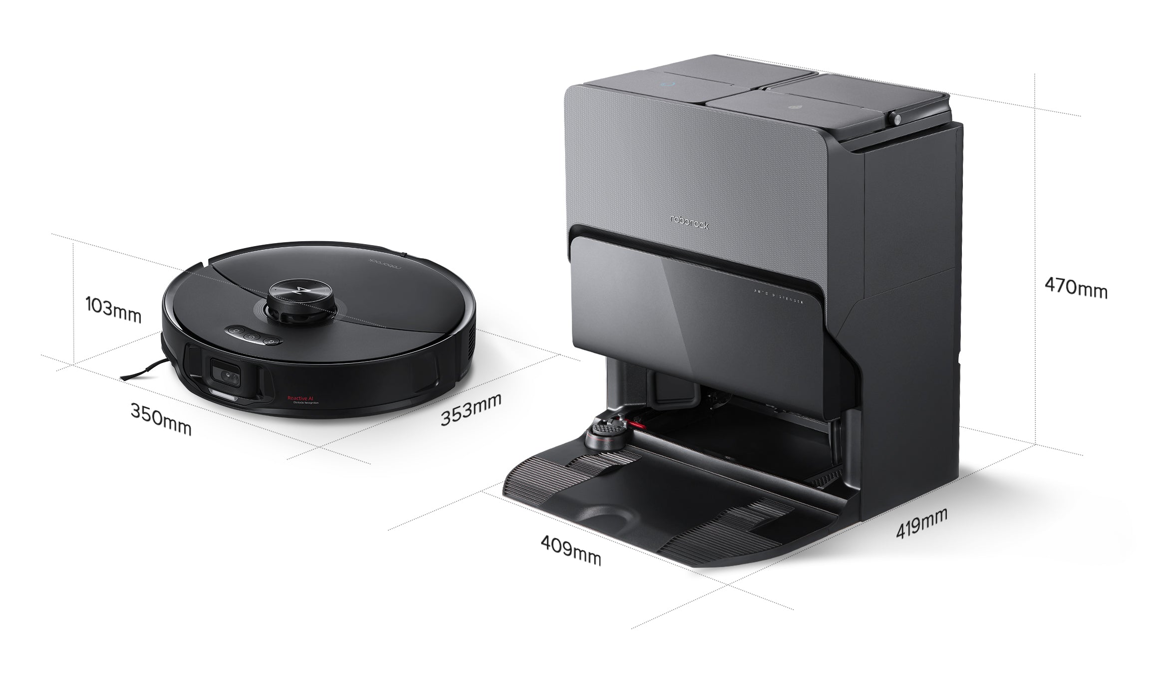 roborock s8 maxv ultra dimensions official australia