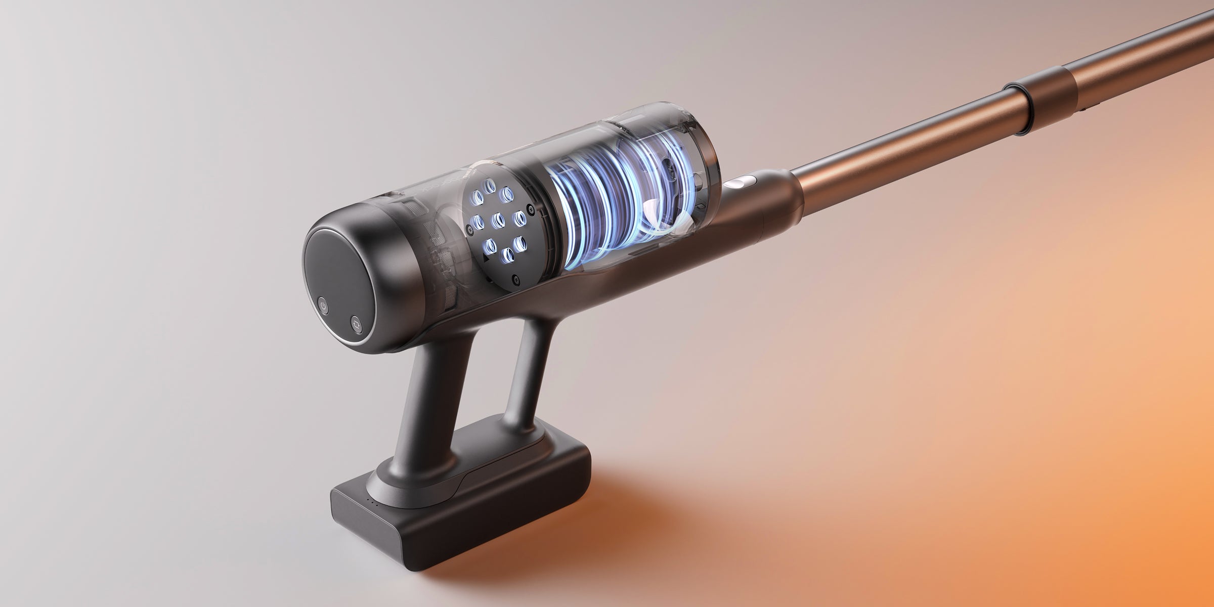 roborock h60 hub ultra 9-cyclone dust system to seperate dust and debris