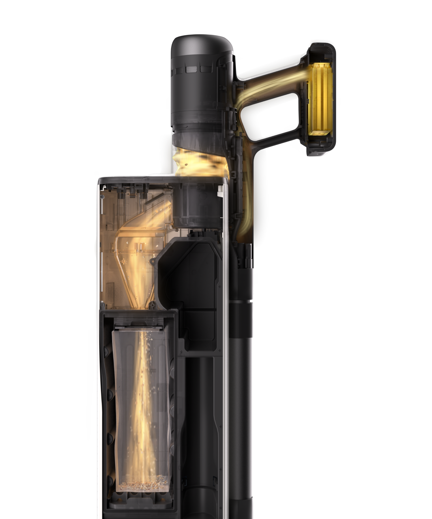 roborock h60 hub ultra large-capacity dust bag & maintenance-free