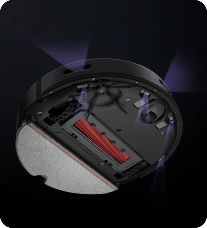 roborock q7 max sensor array to wander safely