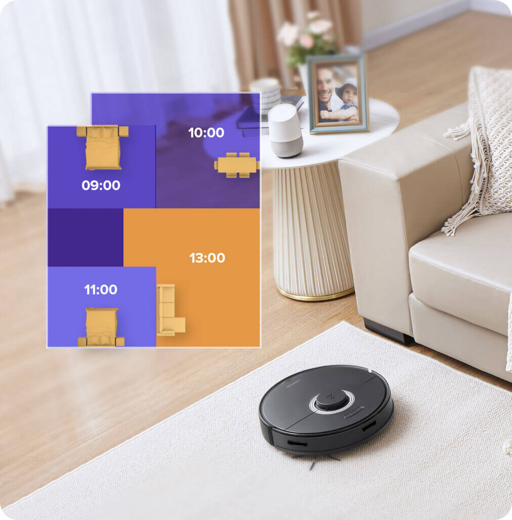roborock q7 max+ custom cleaning schedules