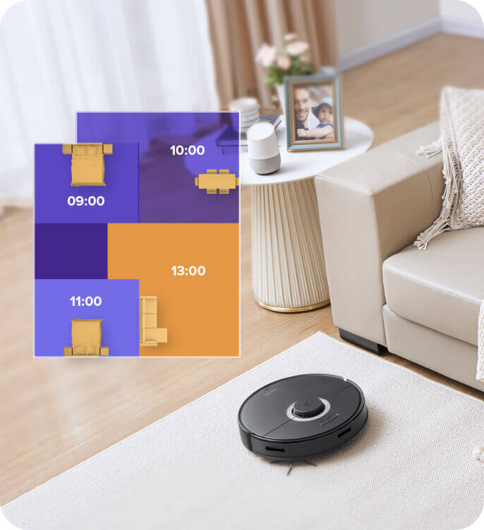 roborock q7 max+ custom cleaning schedules